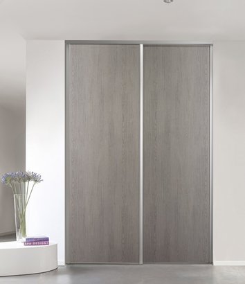 Vantail seul Chêne Cendre - Profil Vermeil - 250x60,8cm