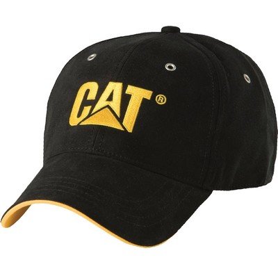 CASQUETTE NOIR JAUNE CATERPILLAR
