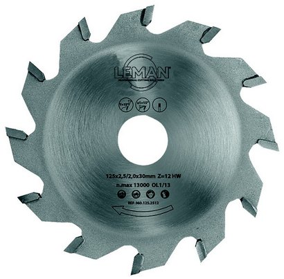 LAME CARBURE A RAINER D.150X5.0X30 12Z PLATE - BOIS