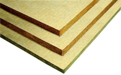 Panneau en laine de roche Panotoit Fibac 2 VV Ep 90 mm L 1.00x1.20 m R 2.35