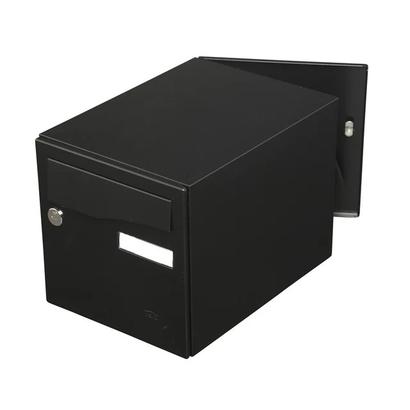 Boîte aux lettres Renz Préface 2 portes noir, 285x285x400 mm