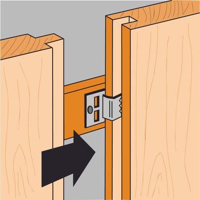 CROCHET CLIP4 POUR LAMBRIS BOITE DE 250