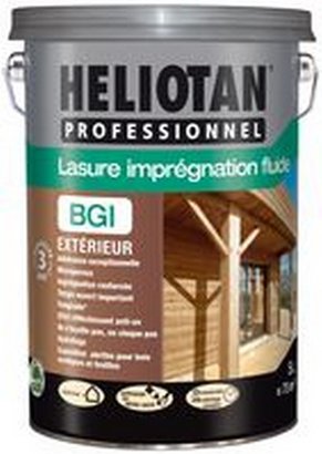 Lasure Satin BGI Phase Solvant Héliotan Professionnel Chêne Clair 5L