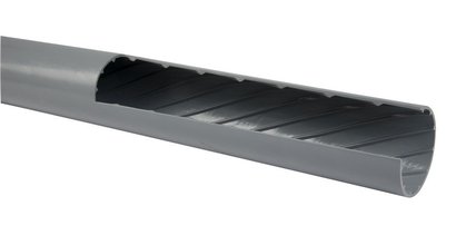 TUBE HELICOIDAL ACOUSTIQUE DIAMETRE 100 EN 4M GRIS - THA400