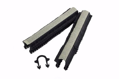 AGRAFE FIXATION PLAQUE PLANE NOIR 300U