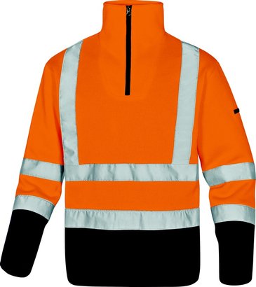 Pull MARMOT - Haute visibilité - Polaire - Orange Fluo /Bleu Marine - T.L