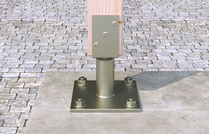 Goujon FBN II en acier inoxydable A4 12/30x125 - 4 pièces