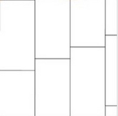 Panneau expo SAMSARA 30x60cm Ivoire - Pnx format 1010x1010x20mm