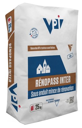 SOUS ENDUIT MINCE RENOPASS INTER - SAC DE 25 KG