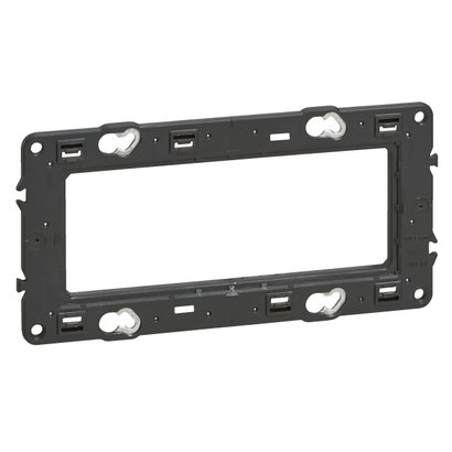Support pour fixation à vis Mosaic et Céliane  LEGRAND - 4, 5 ou 2x2 modules - horizontal ou vertical 
