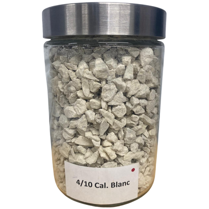 Concassé calcaire blanc 4/10