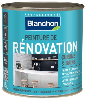 PEINTURE DE RENOVATION 0.5L GRIS POIVRE