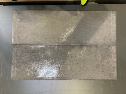 Carrelage mural faïence DIJON 20x60cm ép.8mm Decor Relief Gris