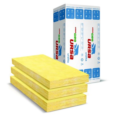 Panneau de laine de verre URSA PNU 38 Ep 100 mm 1.35x0.6m R 2.65