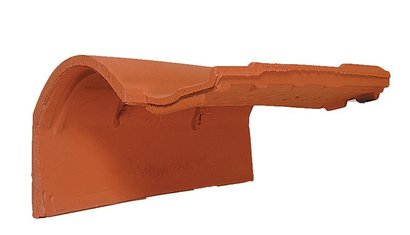 TUILE DE RIVE À RABAT GAUCHE À EMBOÎTEMENT - ROUGE