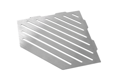 Tablette d’angle TI-Shelf LM2 Dural inox brossé