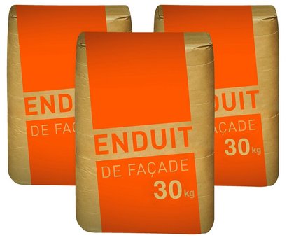 ENDUIT DE FACADE MONOCOUCHE MANUEL 30 KG