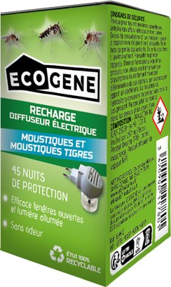Recharge diffuseur electrique anti-moustiques ecogene 30 ml -tp18-