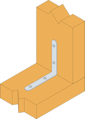 Equerre de chaise EC30/2 - 30 x 30 x 15MM ép.2MM - Carton de 100 pièces