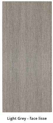 Lame de terrasse composite BROOKLYN 23x138mm L.4m Light Grey