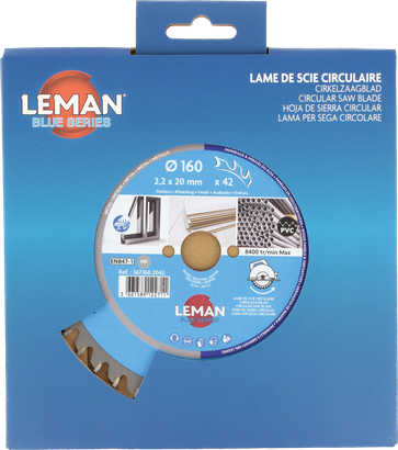 Lame scie circulaire finition Ø190 alésage 30 - Leman