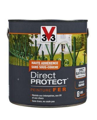 PEINTURE FER DIRECT PROTECT - BRILLANT ANTHRACITE RAL 7016 2 L