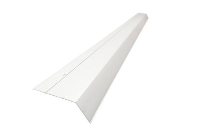 Larmier PVC pour raccordement de l'écran sous-toiture à l'égout - L.2M Blanc