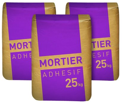 MORTIER ADHESIF - SAC DE 25 KG