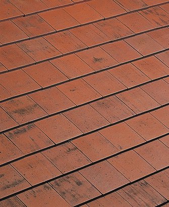 TUILE BOURGOGNE LONGUE 16 X 38 ROUGE ANCIEN