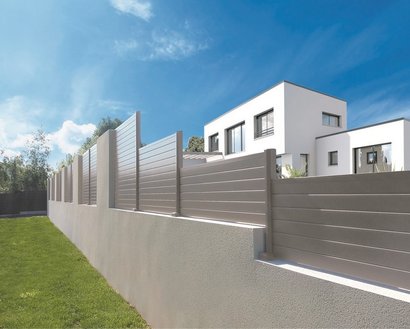 CLOTURE ALULAM hauteurs modulables