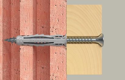 Cheville nylon SX Plus 5x25 - Blister de 50