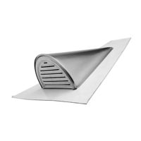 Chatière demi-ronde pour ardoises en zinc classic naturel 