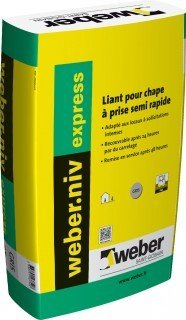MORTIER DE CHAPE WEBER.NIV EXPRESS 25KG