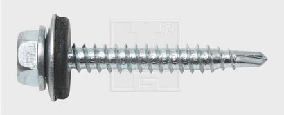 VIS DE BARDAGE TETE HEXAGONALE  4.8 X 35 mm - COULEUR NEUTRE - P/100