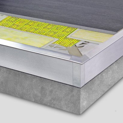 Angle sortant pour cornière de balcon - DURABAL - Aluminium Argent anodisé - Ht 11 mm - BKAE-XH