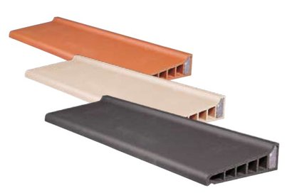 Appui monolithe monomur Rouge Orangé 36.3 x 15 x 078 LS