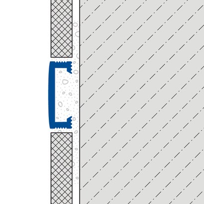 Profilé de décoration carrelage Listel DURALIS  - Noir mat - Longueur 250 cm - Ht 15 mm  - DLACM 1511/250