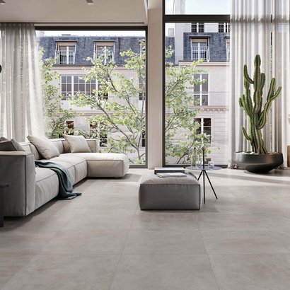 Carrelage sol intérieur MATIC 60x60cm ép.9mm Rectifié - Gris