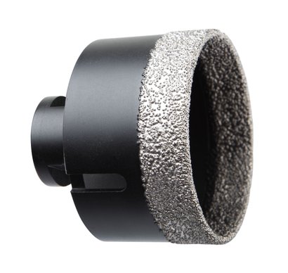 Scie trépan diamant ø51 à sec avec emmanchement M14 pour meuleuse