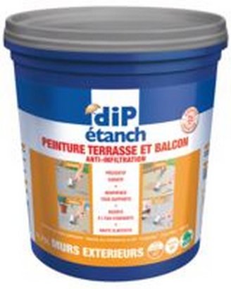 Peinture d'étanchéité Dip Etanch Terrasse & Balcon Sable 0.75L