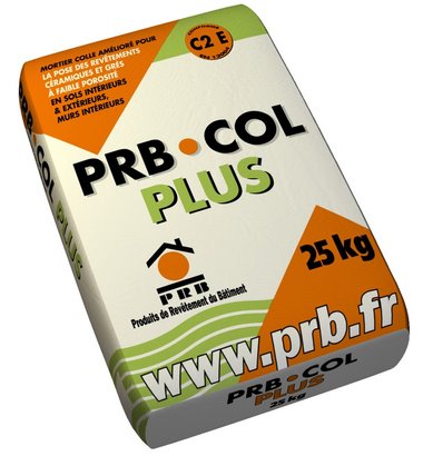 MORTIER COLLE PRB.COL PLUS BLANC 25 KG