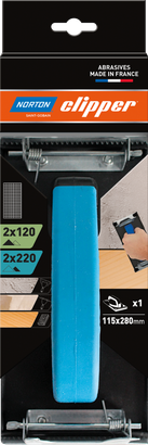 Cale à poncer plâtre + 4 recharges Screen back en maille anti encrassantes 115x280 ASS