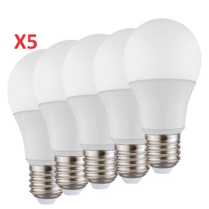 Ampoule Led SMD - Standard finition Opale - E27 9W 806Lm 4000K - Par 5 unités