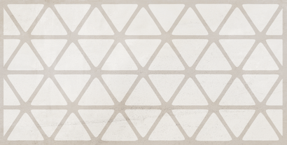 Carrelage mural faïence ATELERI 25 x 50CM RELIEVE CREMA