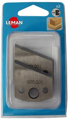 JEU DE 2 FERS PROFILES ACIER HT.40 MM N.094