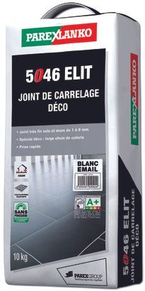 Joint carrelage ELIT fin décoratif mur et sol CG2 W blanc 10kg (5046)