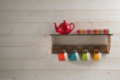 Lambris Brut de sciage - Profil Elégie Carré Languette Décalée- 12x135mm L.2,50m - Blanchi