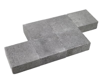 Pavé TRADITION Classique 12 x 12 x 6 cm Gris Granit