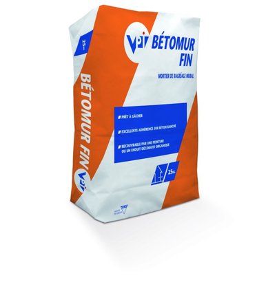 RAGREAGE POUR BETON BETOMUR FIN CLAIR 25 KG