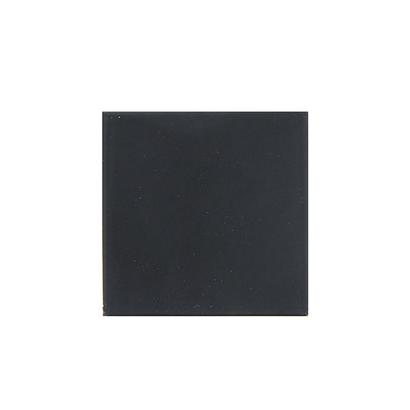 Plaque adhésive cache serrure borgne 50 x 50MM – Acier noir mat